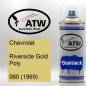 Preview: Chevrolet, Riverside Gold Poly, 980 (1969): 400ml Sprühdose, von ATW Autoteile West.